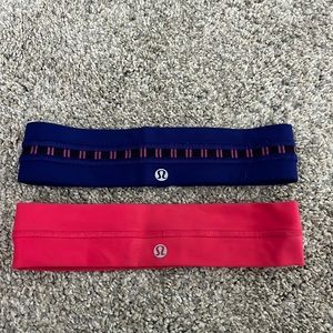 2 Lululemon “Fly Away Tamer” Headbands